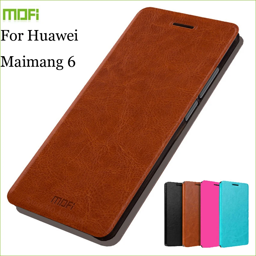 

For Huawei Mate 10 lite Case MOFI Stand Case Hight Quality Flip Leather Case For Huawei Maimang 6 Book Style Cover 5.9''