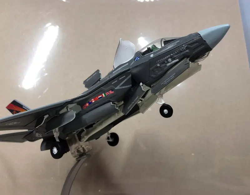 WLTK 1/72 масштаб военная модель игрушки F-35B молния II Joint Strike Fighter BF-01 STOVL литой металлический самолет модель игрушки для подарка