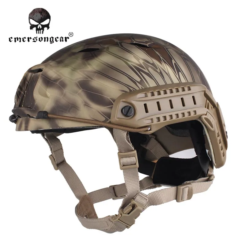 

Emersongear Fast Base Jump Military Helmet Protective Helmet Emerson BJ Type Adjustable EM5659H Highlander