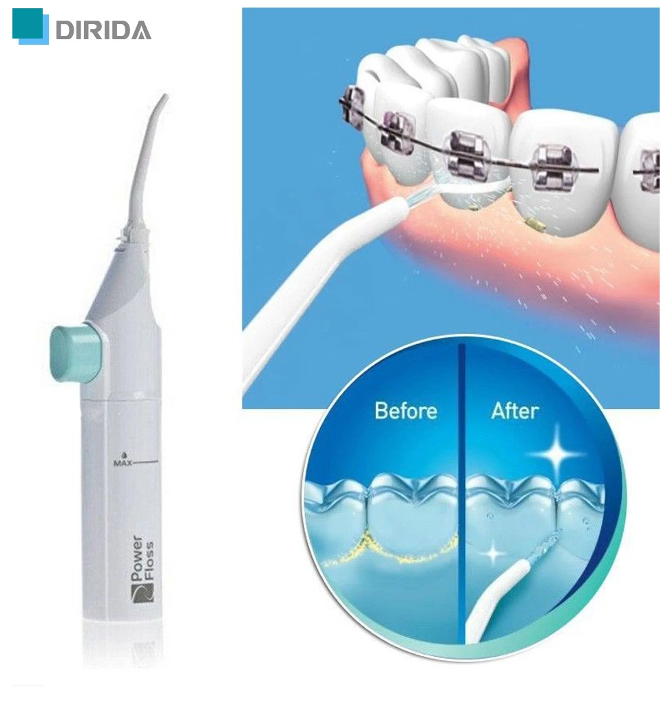 DIRIDA портативный водный Флоссер беспроводной Оральный ирригатор очиститель зубов струя воды зубная гигиена Уход за полостью рта Отбеливание зубов