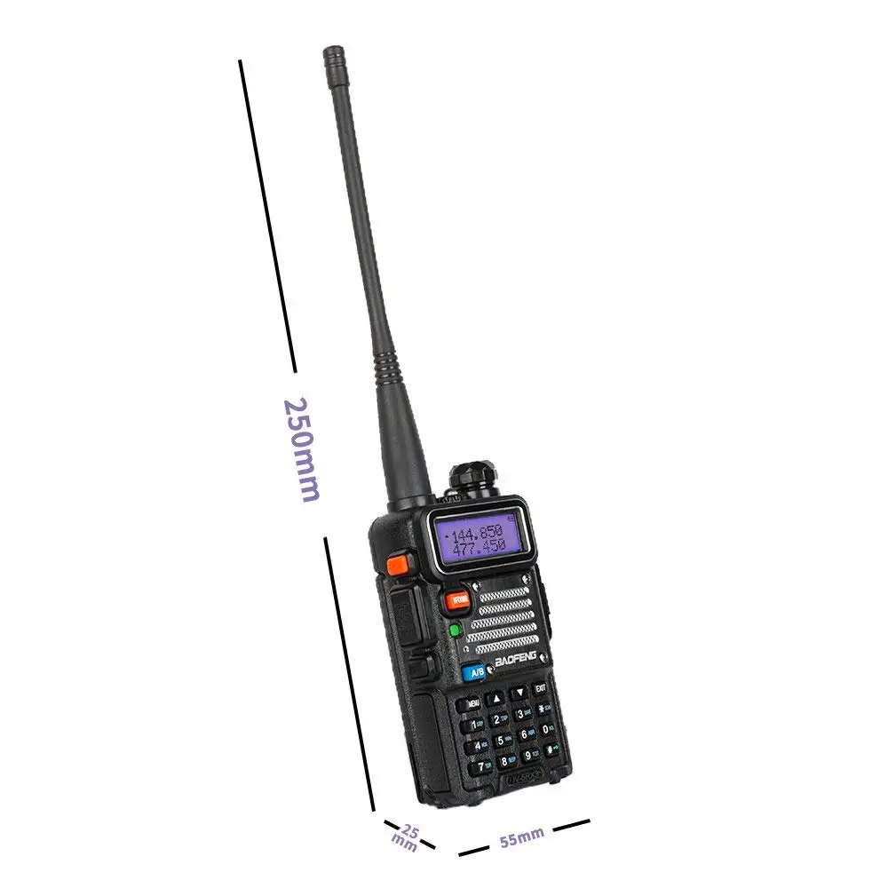 Baofeng UV-5R X3 Walkie Talkie Tri-Band 136-174/200-260/400-520 VFO Two way Radio + 2x Antenna Baofeng UV-5R X3 Walkie Talkie Tri-Band 136-174/200-260/400-520 VFO Two way Radio + 2x Antenna