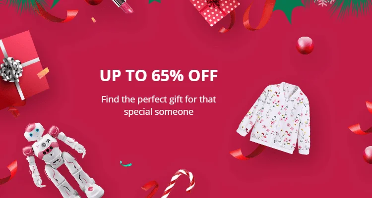 Feeling Festive?: Up to 65% off! Find the perfect gift (toys, beauty & health, mom & kids) for that special someone.