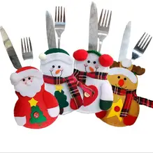 4pcs Merry Christmas Knife and Fork Bag Santa Claus Snowman Bag Christmas Decorations for Home Happy New Year 2020 Navidad Decor 4pcs Merry Christmas Knife and Fork Bag Santa Claus Snowman Bag Christmas Decorations for Home Happy New Year 2020 Navidad Decor