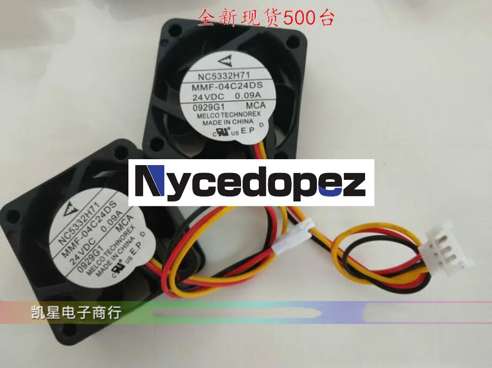 

Applicable for NC5332H71 MMF-04C24DS-MCA Fan 40mm x15mm 24V 0.09A