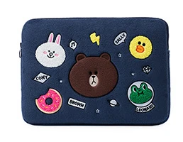 Blue Чехол для ноутбука с милым животным рисунком, сумка для ноутбука 11, 12, 13,3, 14, 15, 15,6 дюймов, сумка для ноутбука, чехол для Macbook air pro 13,3 15,4 - Цвет: Blue