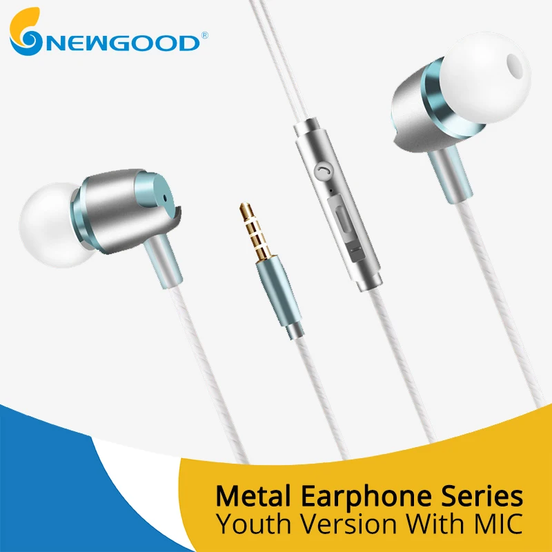 Earphones In-ear 3.5 mm earphone with microphone sports Wired Earphone For Phone Stereo Mic For iPhone 7 plus 6 6s