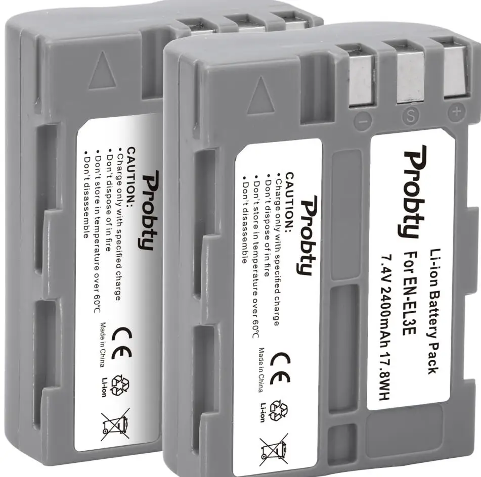 EN-EL3e Батарея+ ЖК-дисплей Зарядное устройство для Nikon D50 D70 D80 D90 D100 D200 D300S D700 D300S