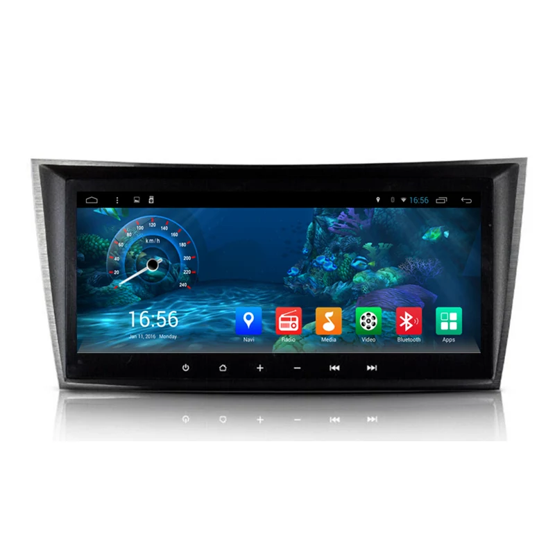 Автомобильный мультимедийный DVD плеер 8 &quot Android стерео GPS навигация для Mercedes Benz E