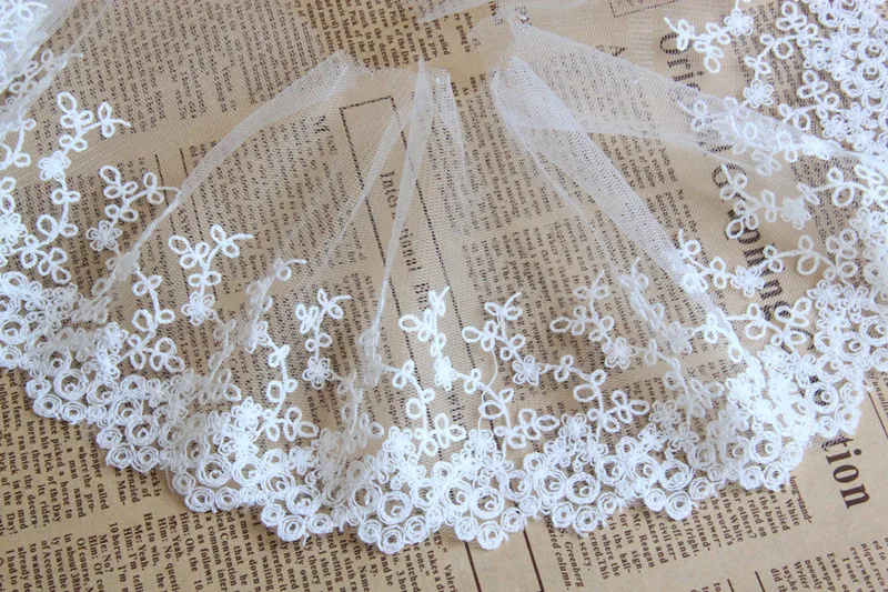 Garment accessories / lace embroidery / floral hard embroidery lace