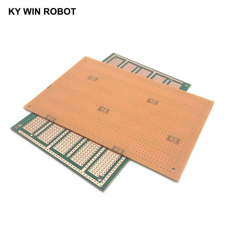 1 шт. DIY 10*15 см PF Односторонний Прототип бумаги PCB Универсальный Эксперимент Матрица печатная плата пять отверстий 10x15 см для Arduino