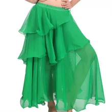 Юп Femme Saia Faldas Лонга Женщины Танца Юбка Шифон Асимметричный Оборками Boho Макси Длинный Плиссированные Пляж Юбки Плюс Размер