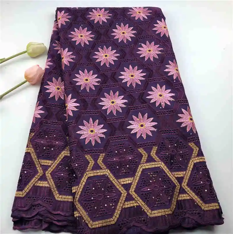 Африканская кружевная ткань высокого качества швейцарская кружевная ткань с камнями нигерийская швейцарская кружевная ткань для вечернего платья JI563 - Цвет: as Picture