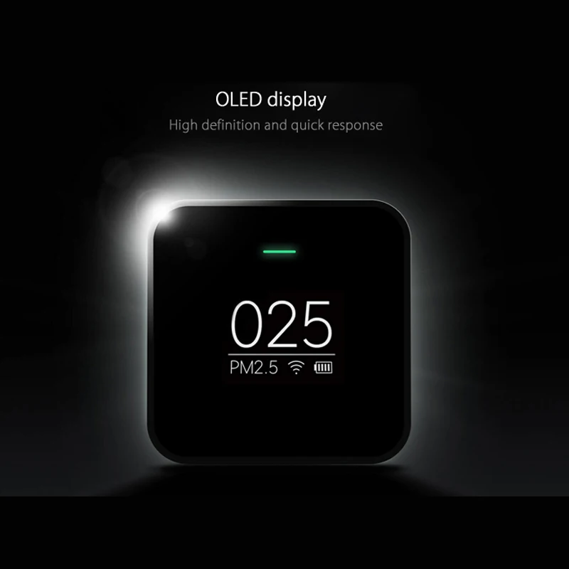 Оригинальный Xiao mi jia PM2.5 детектор OLED экран умный датчик тестер качества воздуха