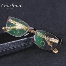 Чашма бренд прогрессивные Мультифокальные линзы очки для чтения для мужчин Пресбиопия дальнозоркость бифокальные спортивные очки TR90 Oculos De Grau