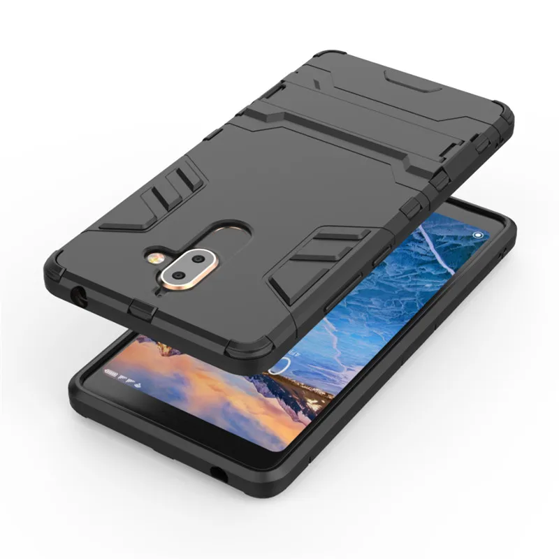 Для Nokia 7 Чехол для плюс Не доставая его из чехла Nokia7 2in1 Armour 2 в 1 комбинированный