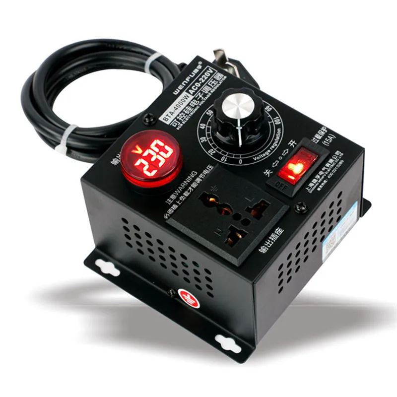 Buy AC 220V 4000W SCR Electronic Voltage Regulator