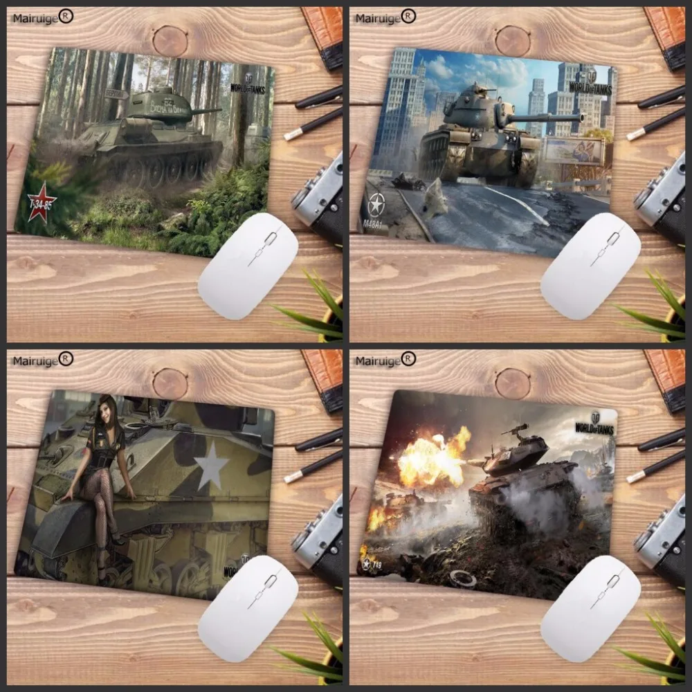 

Mairuige Wholesale And Retail Large World of Tanks Style Gaming Mouse Pad PC Computer Laptop Gaming Mice Mat For Gamer 22X18 CM