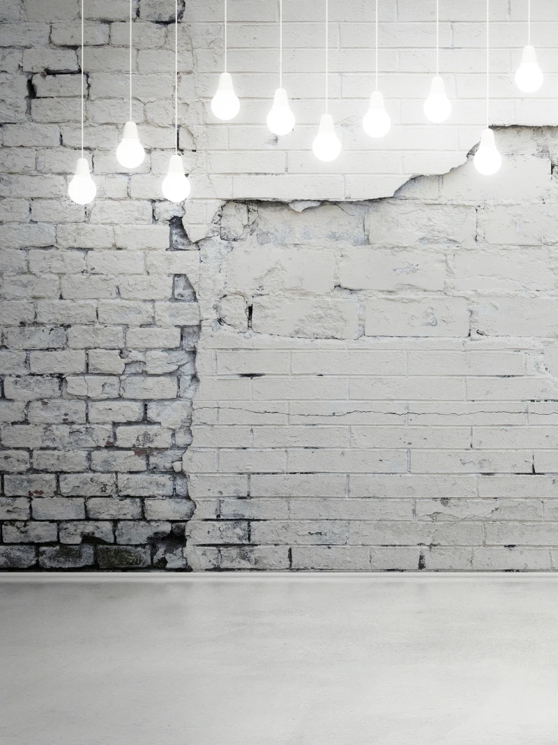 wallpapers Photoshoot Photography Wall Background huayi background old white brick wall with cracks photography background photoshoot backdrop xt 3630