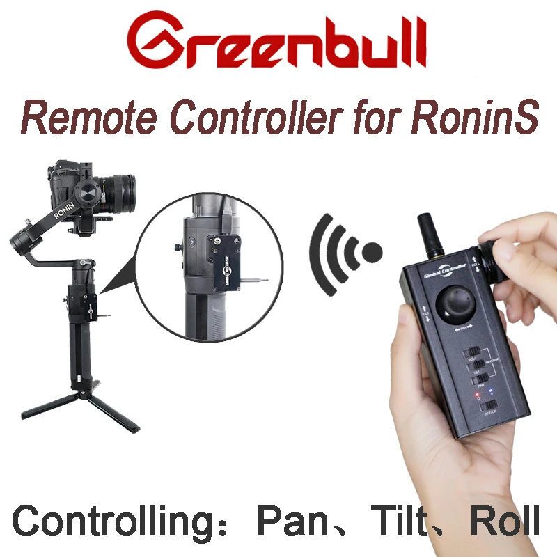

Greenbull Wireless Remote Controller for Ronin S Gimbal Stabilizer Control Distance Close to 500 metres