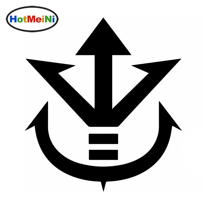 

HotMeiNi Car Sticker Cartoon Dragon Ball Z Justice Saiyan King Vegeta Flag Kayak Window Bumper Car Decorative Decals 15*15CM