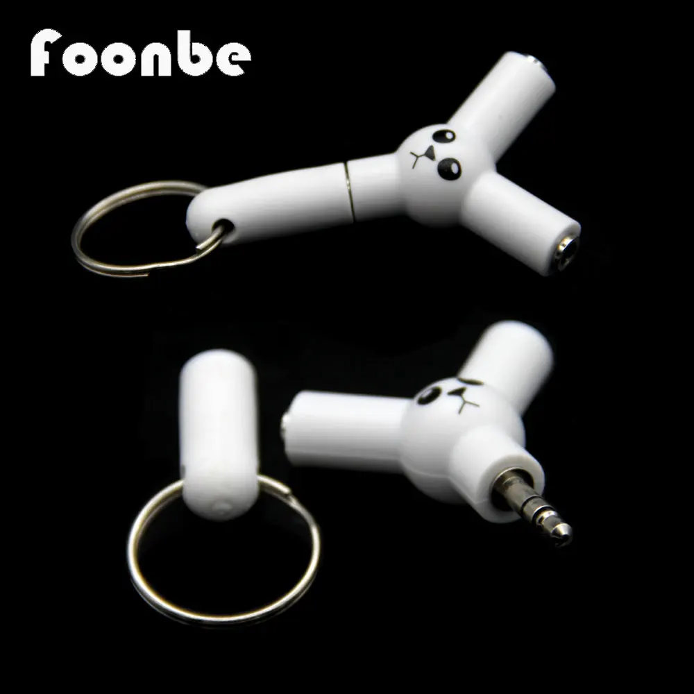 1pcs Y Type Jack 3 5mm Earphone Splitter Male To Dual Female Stereo font b Audio