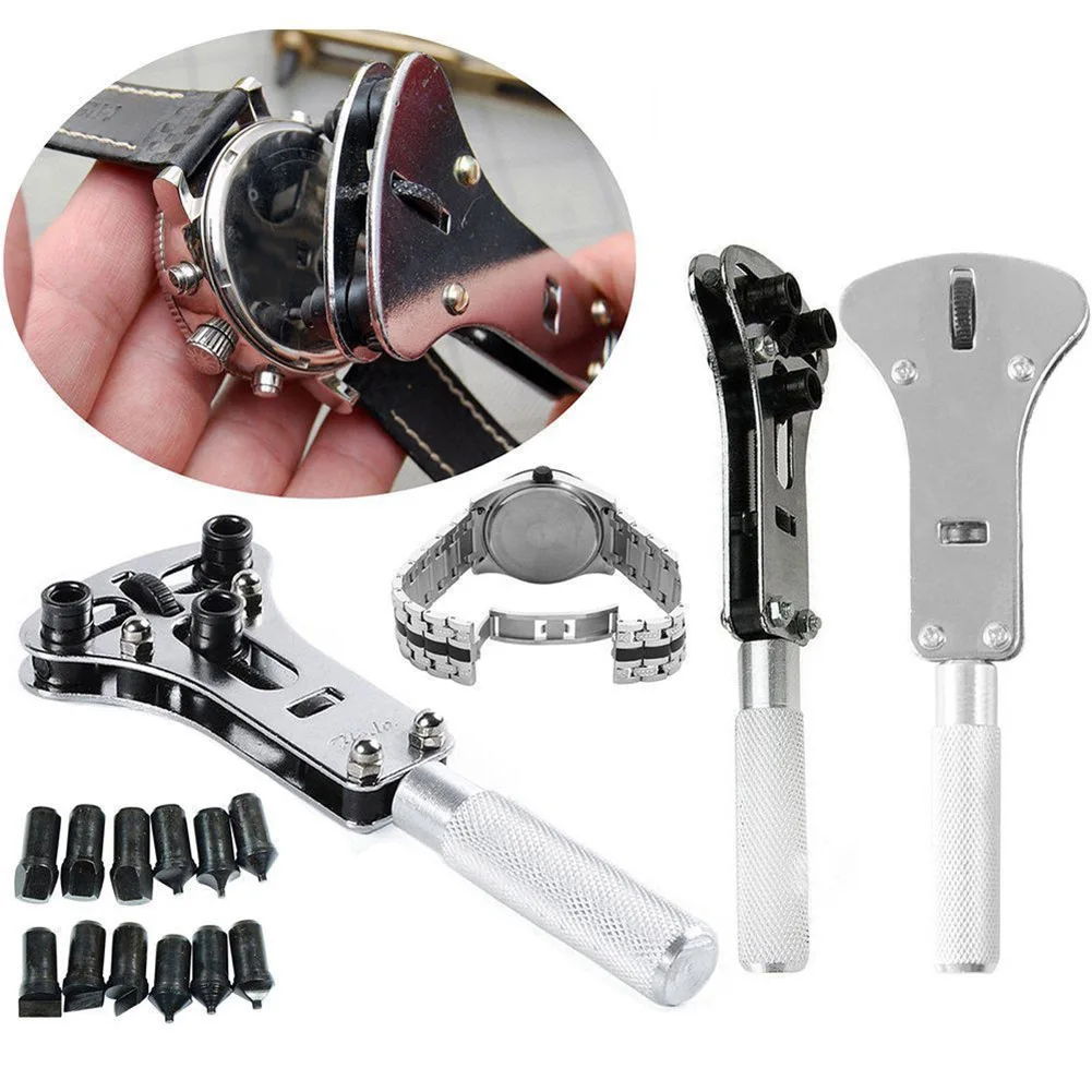 

Complete Watch Repair Tools Set for Battery Change Case Opener Band Link LKS99