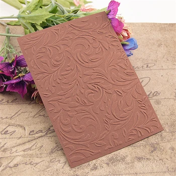 

Easter plastic Curved feather template craft card making paper card album wedding decoration scraping Embossing folders