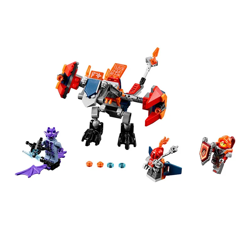 

Bela 10701 Pogo Compatible Legoe Nexus Nexo Knights Powers Pouvoirs Aaron Lance Clay Building Blocks Bricks Toys