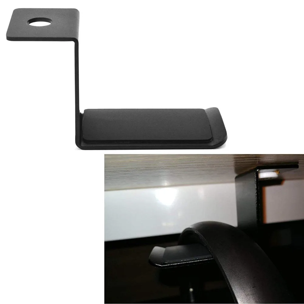Headphone Headset Holder Universal Metal Headphone Holder Hanger 360ROTATE Computer Desk 