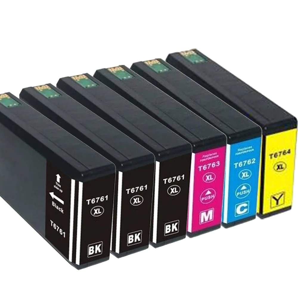 

6 шт., картриджи для принтера Epson 676 T676XL