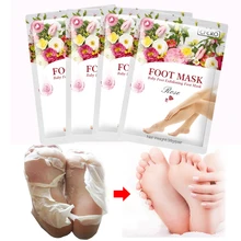 Efero 1 пара детская маска для пилинга ступней обновление кожи лечение ног отшелушивающая маска для ног удаление омертвевшей кожи ног носки для педикюра