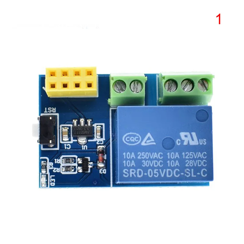 

HOT ESP8266 ESP-01S Relay Module Wifi Smart Socket for DIY Smart Switch Drop shipping