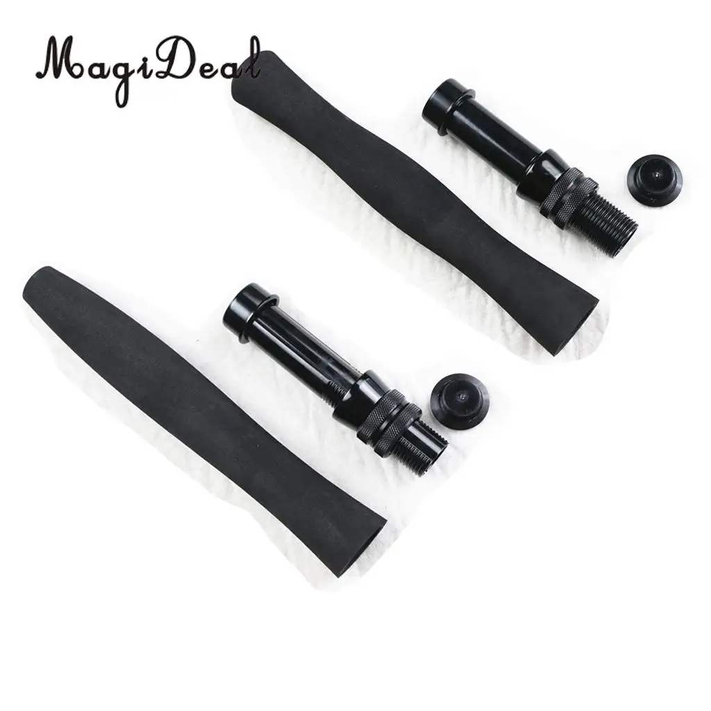 Long EVA Foam Fishing Rod Handle Grip with Reel Seat for Fly Rods, 2 Models