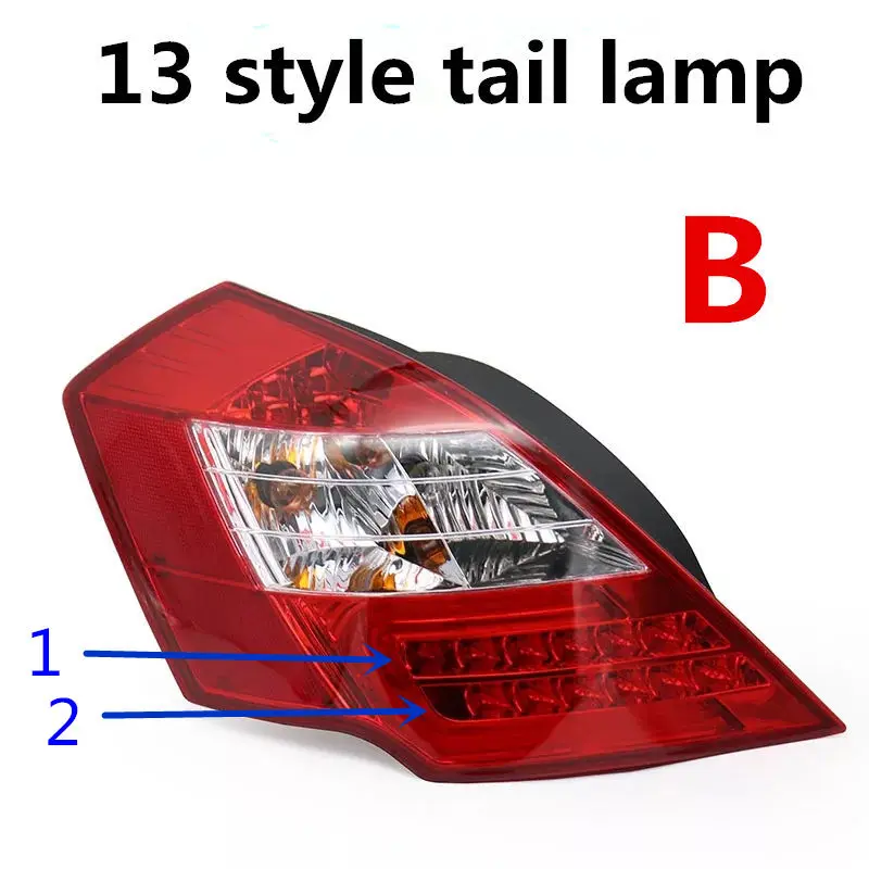Автомобильный правый левый задний светильник s, задний светильник s, тормозной светильник, для Geely Emgrand 7, EC7, EC715, EC718, Emgrand7, E7