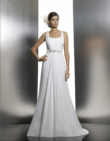 

soft trumpet silhouette featuring wide open neckline straps cowl back Micro-pleats bodice wedding gown bridal dress