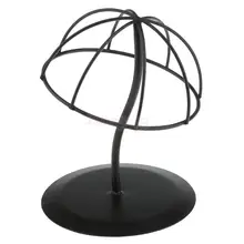 Железная шляпа Крышка дисплей держатель для хранения волос парики стойка для накладных ногтей Черный S