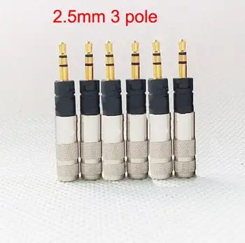 

10pcs 2.5mm 3 pole Stereo Male Repair Jack Plug Audio Connector DIY Solder adapter for MOMENTUM