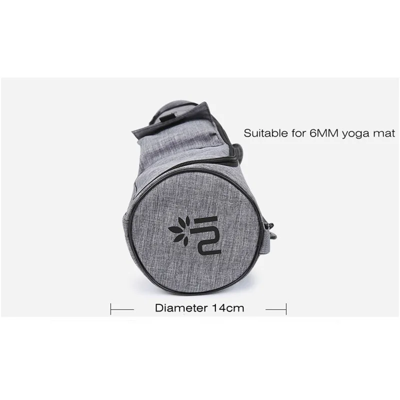 Yoga Bag Double Zipper Waterproof Multifunction Pocket Yoga Mat Bag Dance Mat Package Sports Knapsack Fitness Backpack Mat Case