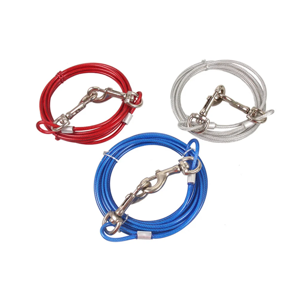 

Pet Dog Tie Out Stake Cable Set Pet Leash Tether Spiral Tether for Yard Camping Outdoors UYT Shop
