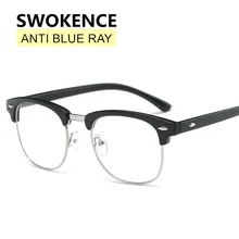 SWOKENCE Мода синий свет доказательство очки Для мужчин Для женщин Брендовая дизайнерская обувь высокое качество анти-очки антиблик для компьютерных рабочих F186