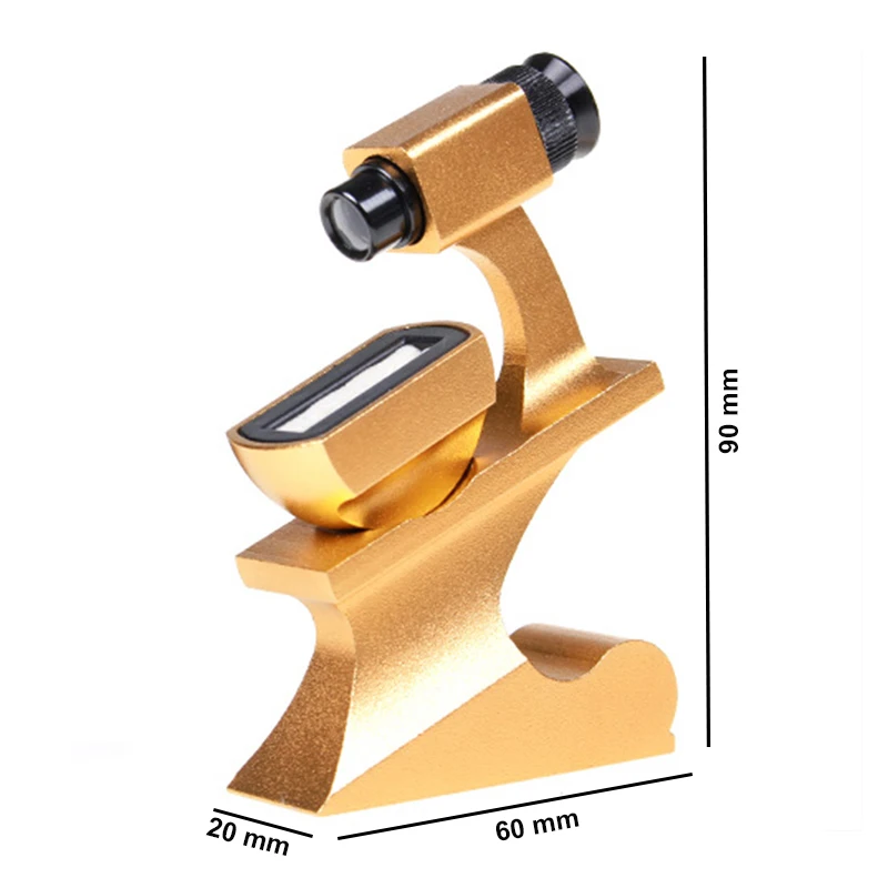 MINI Desktop Diamond Loupe Inscription Focus Adjustable 10X Magnifier Laser Diamond Waist Code Cut Observation Identification