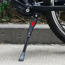 Adjustable Bicycle Parking Rack Cycling Parts Mountain Bike Support Kick Stand Foot Brace Road Kickstand Accessories Foot Brace 34cm 2 colors adjustable mtb road bicycle kickstand parking rack mountain bike support side kick stand foot brace cycling parts