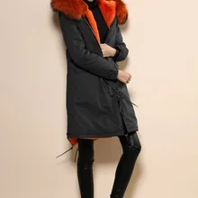 Парка «рыбий хвост», армейская зеленая шуба из меха енота, Ангорская смесь, bodo, внутренняя меховая подкладка, пальто, куртка с камуфляжным рисунком