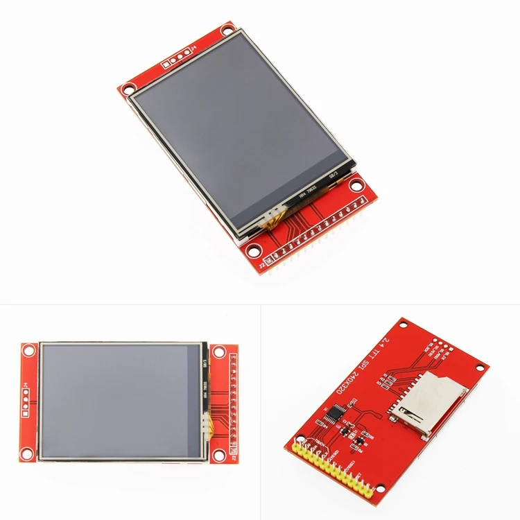 

240x320 2.4" SPI TFT LCD Touch Panel Serial Port Module With PBC ILI9341 3.3V 2.4 Inch SPI Serial White LED Display