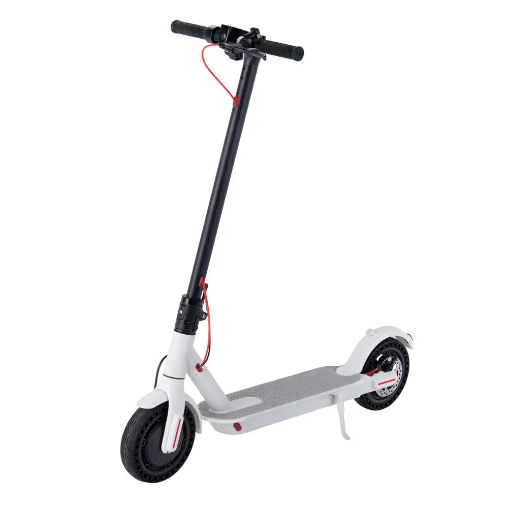 

Original 8.5 Inch White Electric Scooters Folding Kick Scooter 250W E-Scooter 2 Wheels Skateboard LED Electric Bicycle-EU Stock