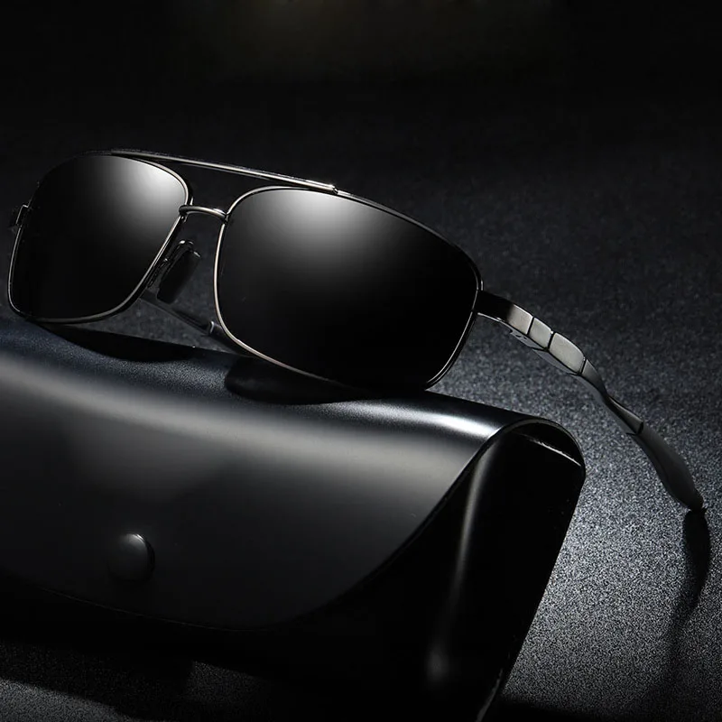 

2018 Polarized Sunglasses Men Brand Designer Rectangle Rectangle Sunglass Mens Driving Sun Glasses oculos de sol UV400 Eyewear