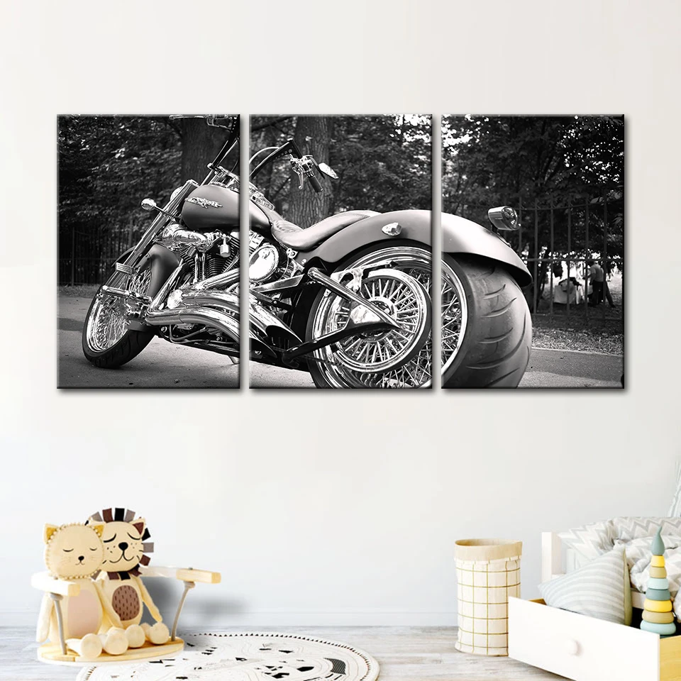 Canvas-Home-Decoration-Painting-5-Piece-Cool-Motorcycle-Pictures-Wall-Art-Hd-Print-Modular-Brand-New (2)