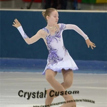 Фигурное катание на льду платье для детей Модное Новое Брендовое платье для фигурного катания для соревнований DR3534