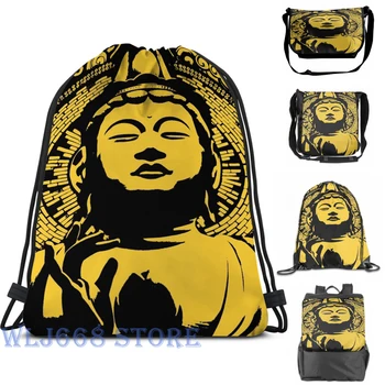

Funny graphic print shoulder Bags women Gautama Buddha (2) Single shoulder backpack travel for men Gym Bag