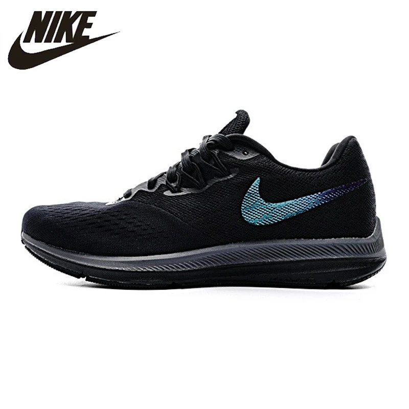 NIKE ZOOM WINFLO 4 SHIELD Men's Running Shoes Original Sports Outdoor Sneakers Shoes Breathable Lightweight 898467-001